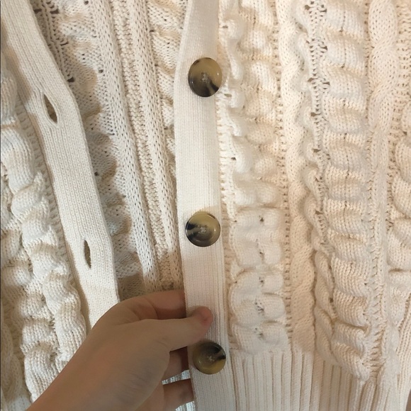 NWT Ann Taylor Cable Knit Cardigan - Picture 4 of 6